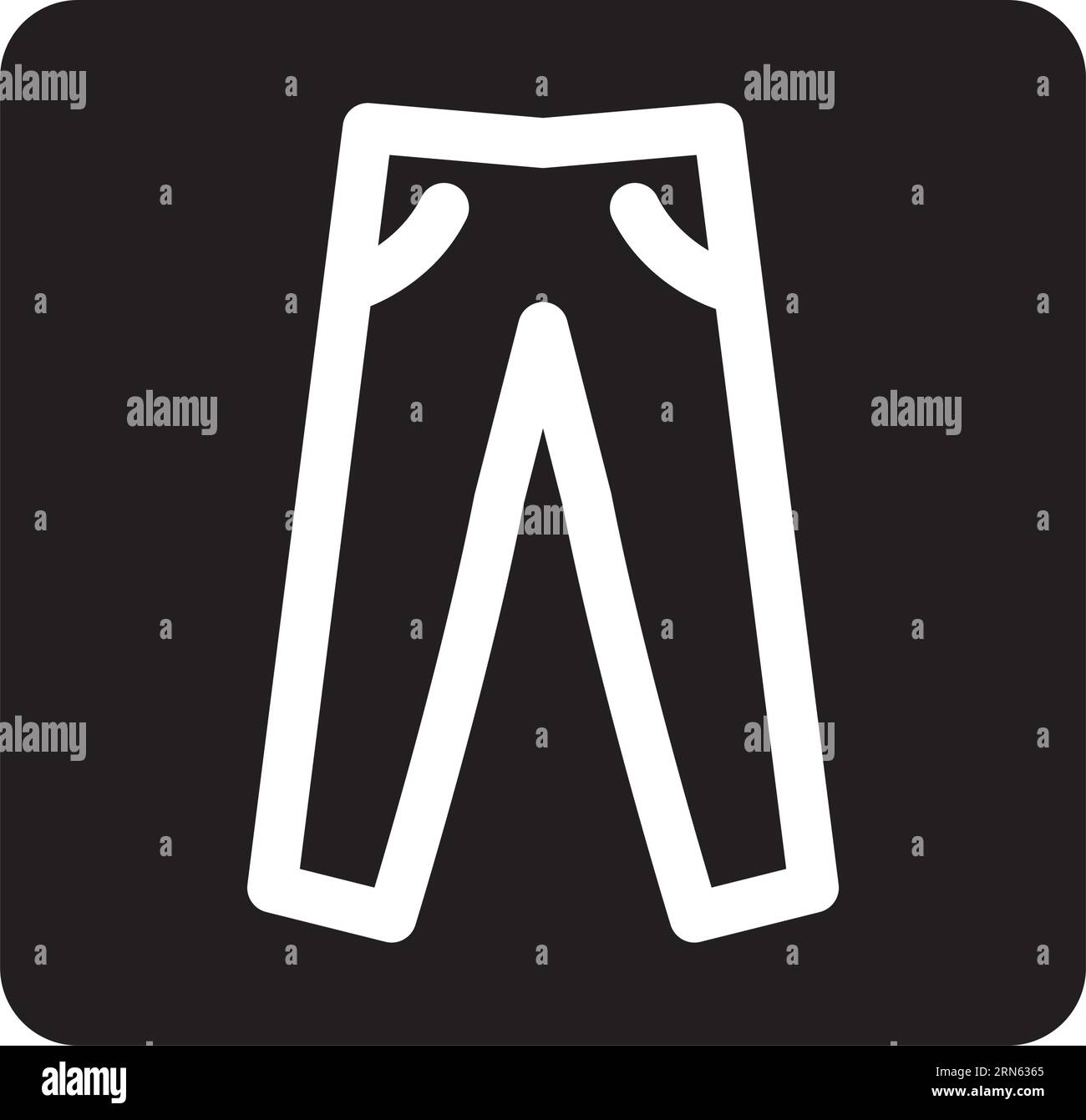 Curved Silhouette Pants