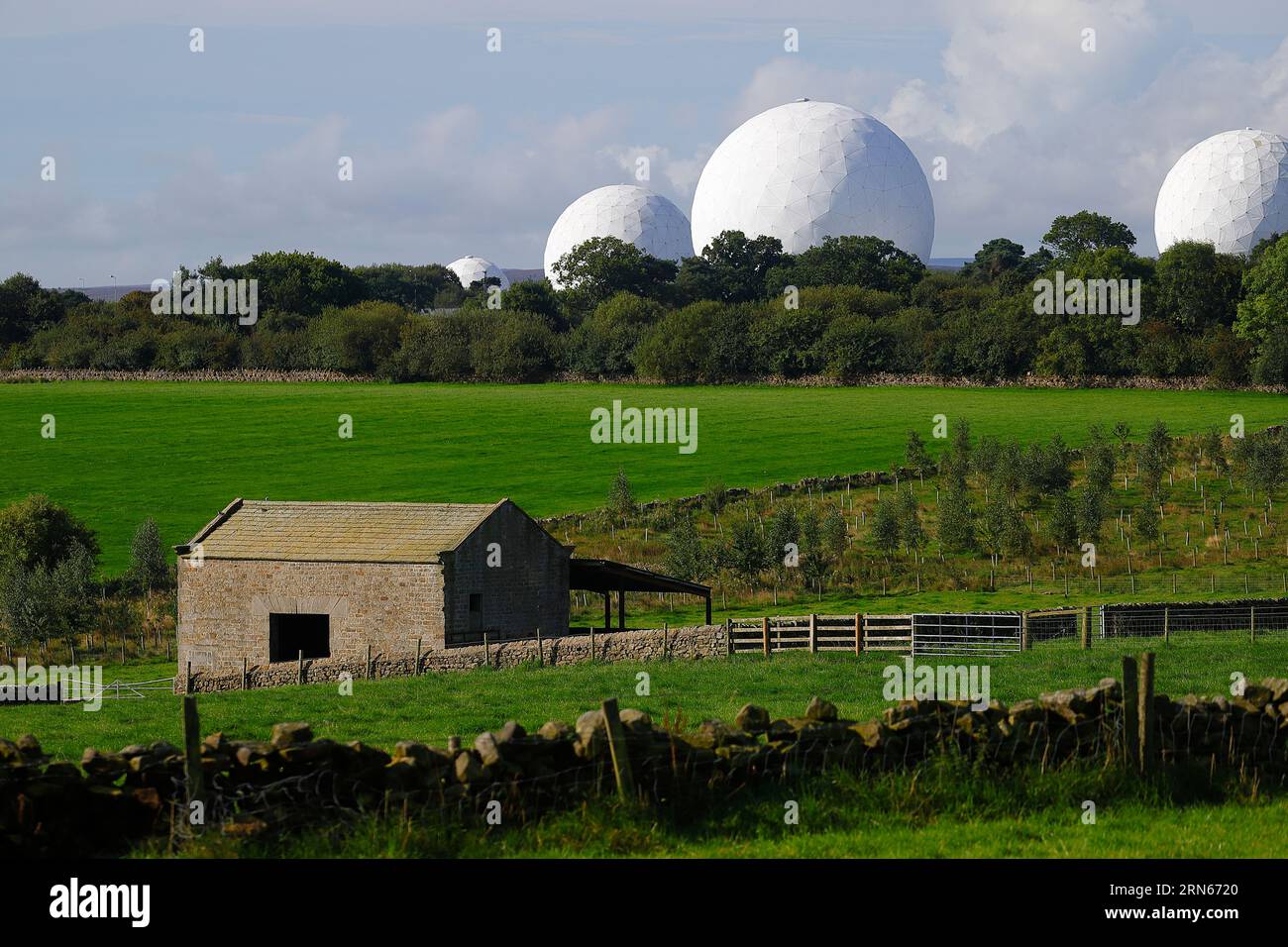 RAF Menwith Hill Listening Station near Harrogate, North Yorkshire