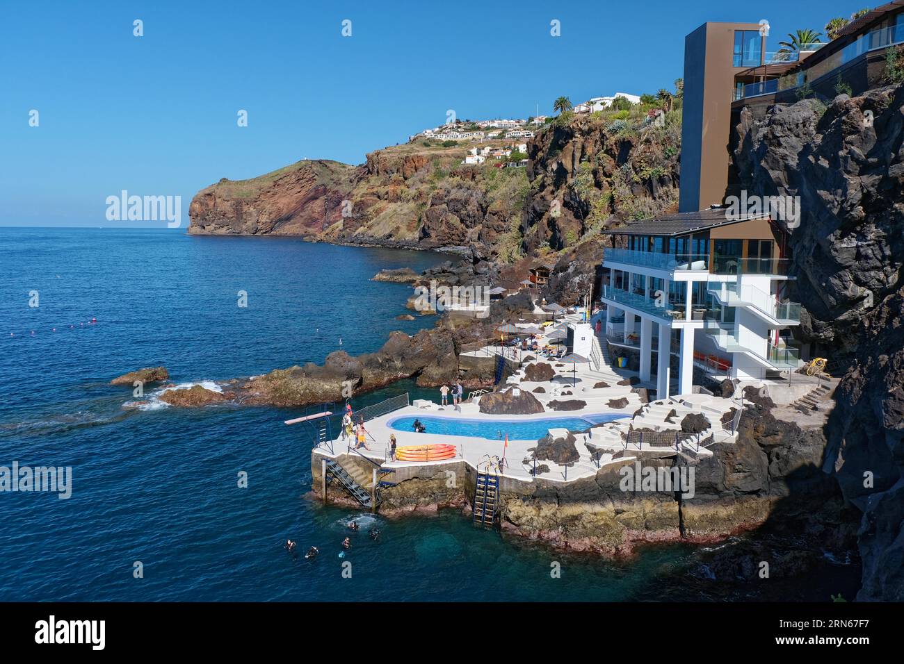 Meeresschwimmbad, Lido Galo, Taucher, Pool, Restaurant, Riff ...