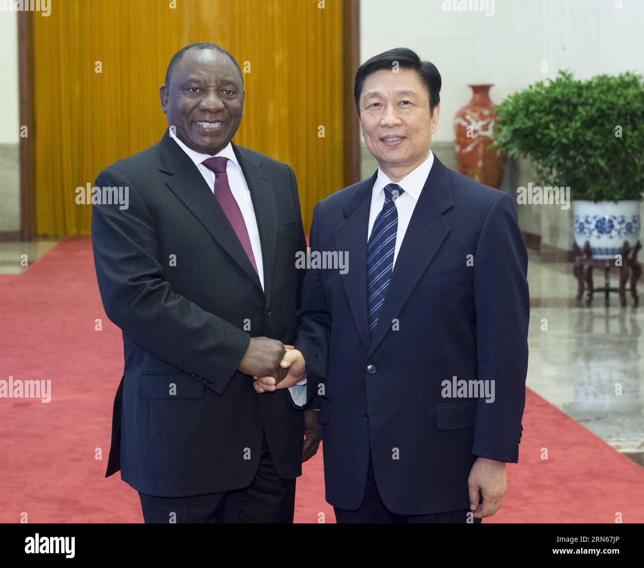South africa and china talks hi-res stock photography and