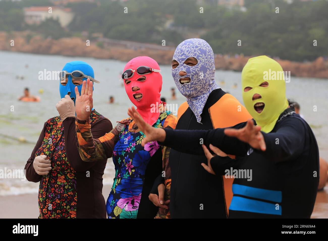Facekini hi-res stock photography and images - Alamy