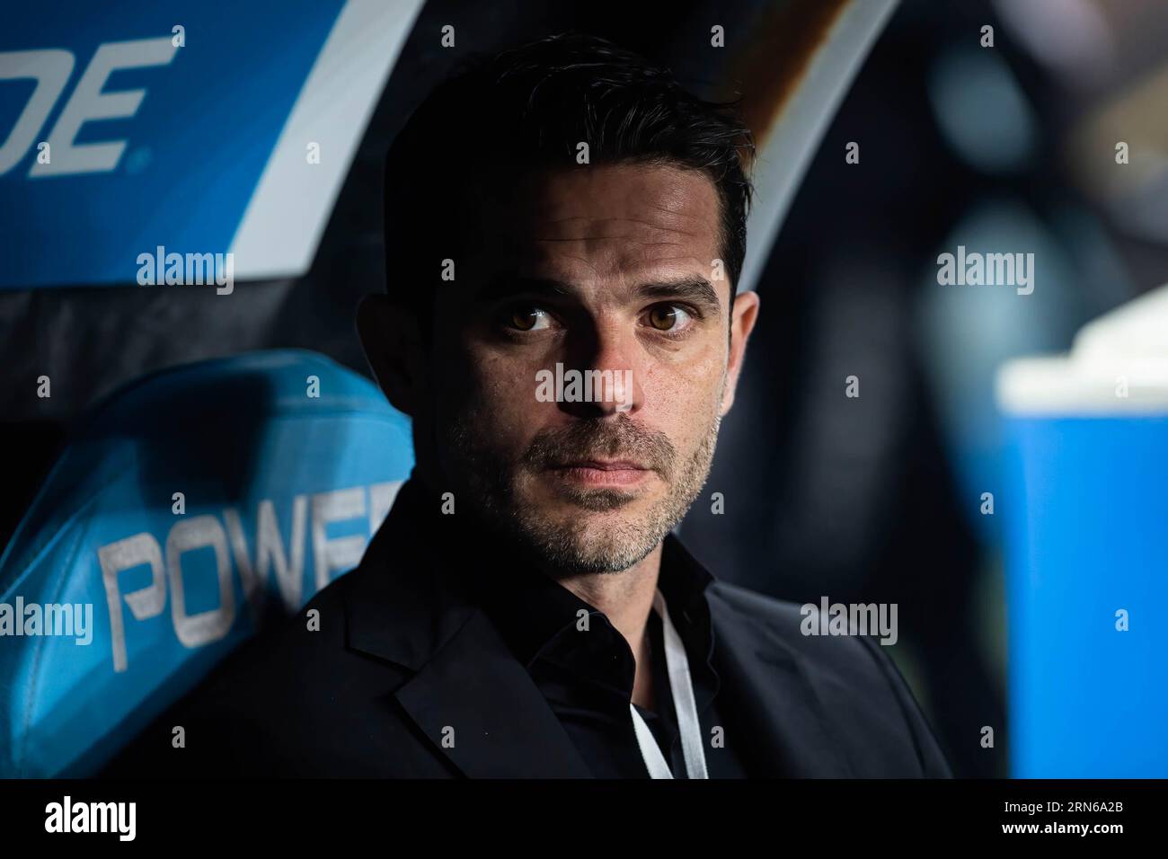 Avellaneda, Argentina. 30th Aug, 2023. Fernando Gago, Head coach of Racing Club seen in action during a second leg quarter final match between Racing Club and Boca Juniors as part of Copa CONMEBOL Libertadores 2023 at Presidente Peron Stadium. Boca Juniors beat Racing 4-1 in penalties to qualify for the Copa Libertadores semi-final. Credit: SOPA Images Limited/Alamy Live News Stock Photo