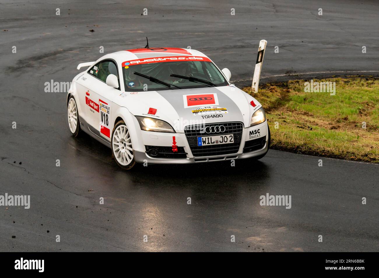 ADAC Eifel Rally Festival 2023, Audi TT 3, 2 Quattro, Vulkaneifel,  Rhineland-Palatinate, Germany Stock Photo - Alamy