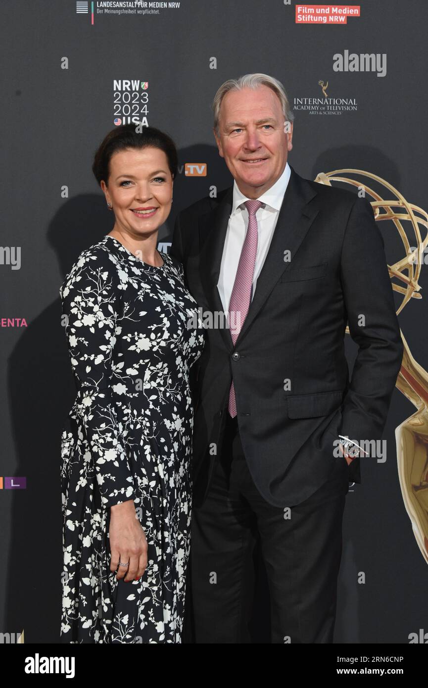 Cologne, Germany. 30th Aug, 2023. Gerald Böse, Managing Director Kölnmesse and his wife Julia