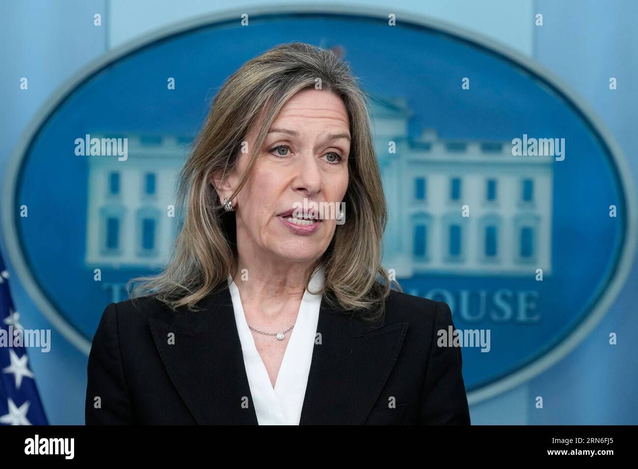White House Homeland Security Adviser Liz SherwoodRandall speaks(02)