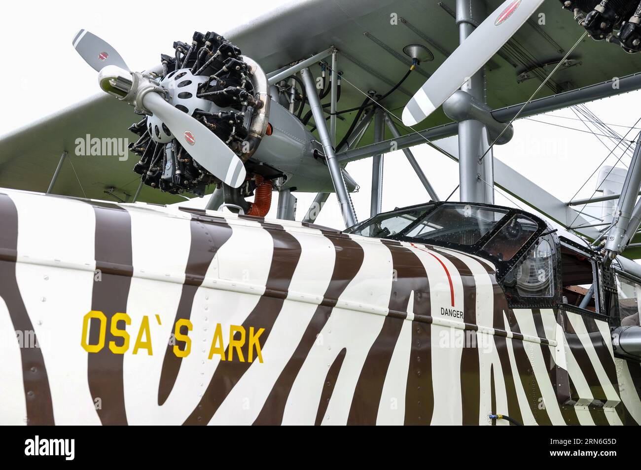 Sikorsky S-38 twin-engined eight-seat sesquiplane amphibious aircraft. Sometimes called 'The Explorer's Air Yacht'. Osa's Ark replica explored Africa Stock Photo