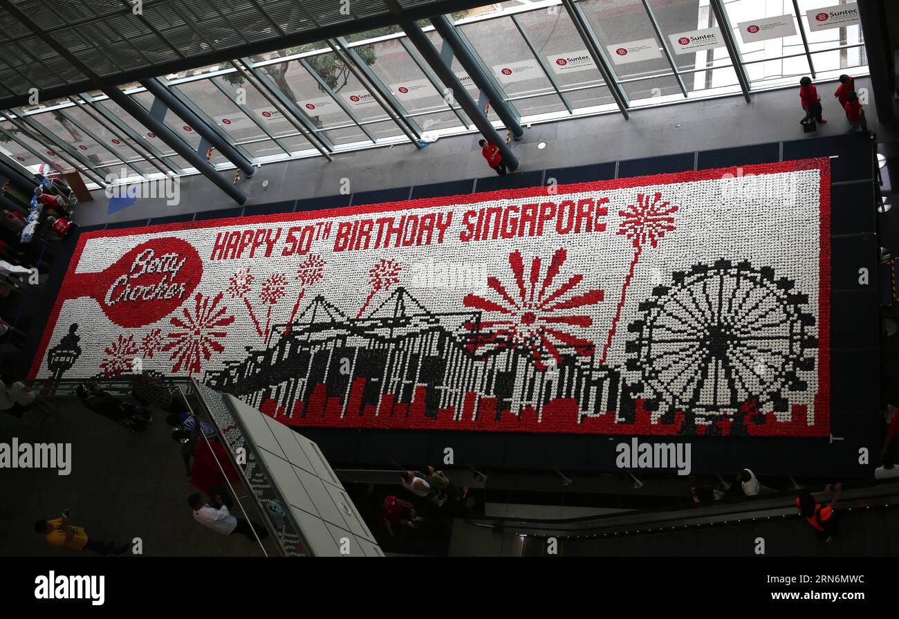 (150802) SINGAPORE, Photo taken on Aug. 1, 2015 shows a huge