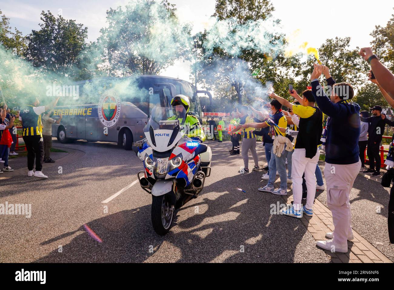 Netherlands fans bus hi-res stock photography and images - Alamy