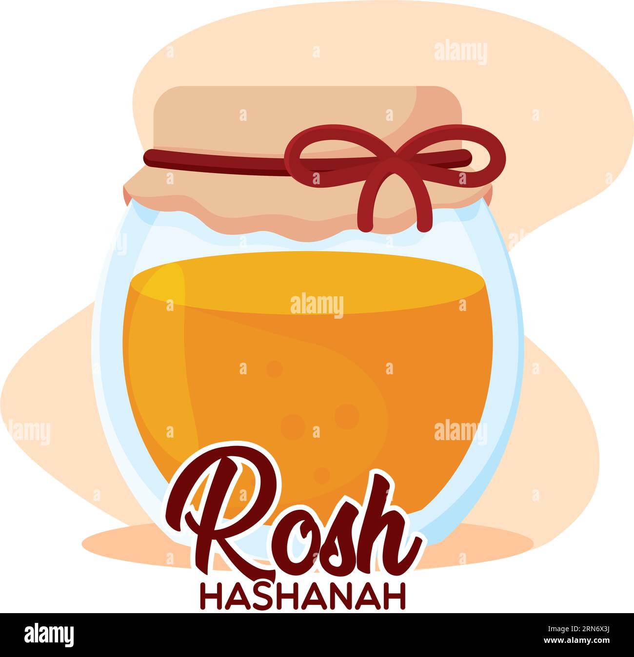 Isolated colored honey jar Rosh Hashanah Vector Stock Vector Image & Art Alamy