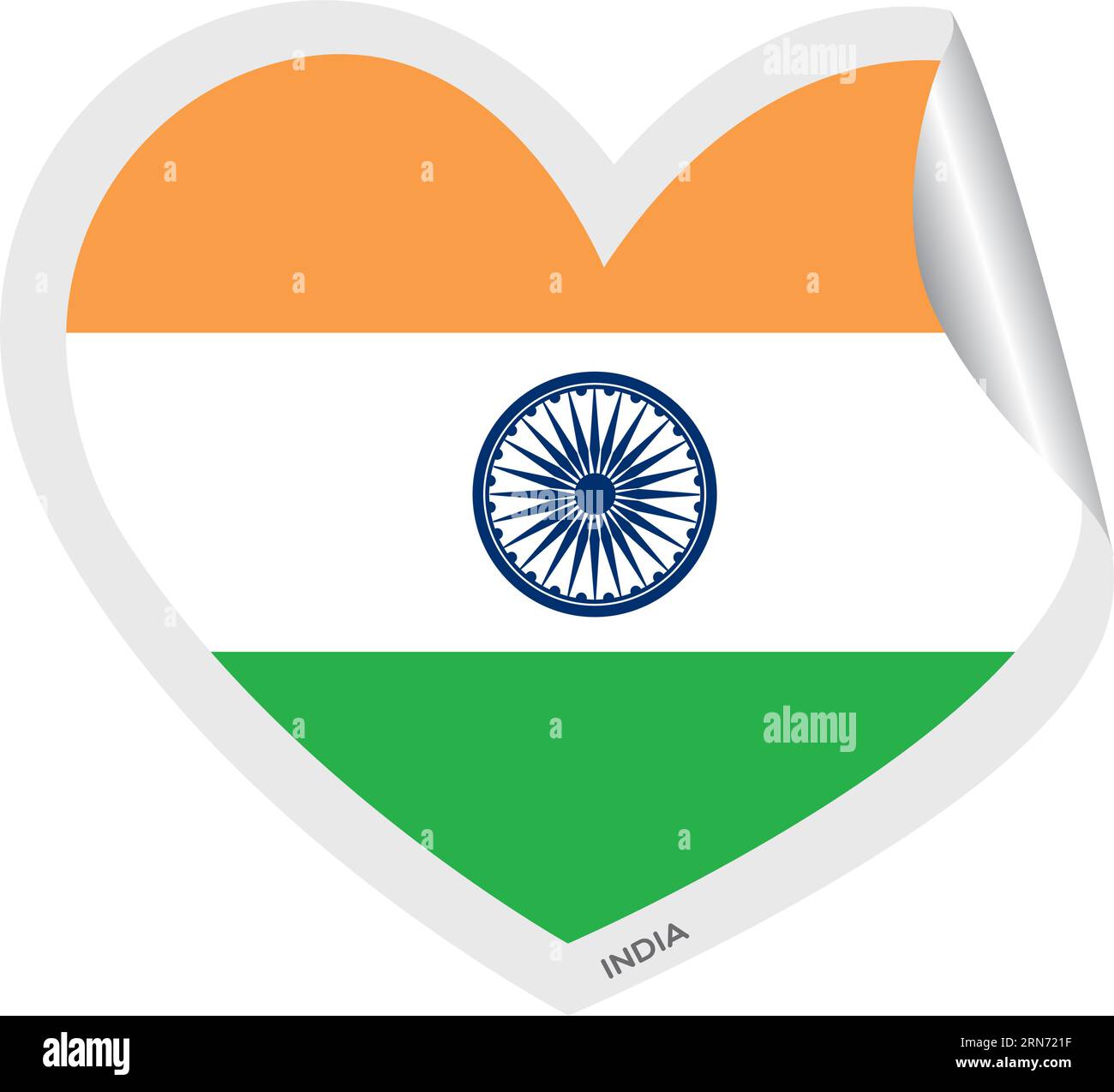 Isolated heart shape with the flag of India Vector Stock Vector Image ...