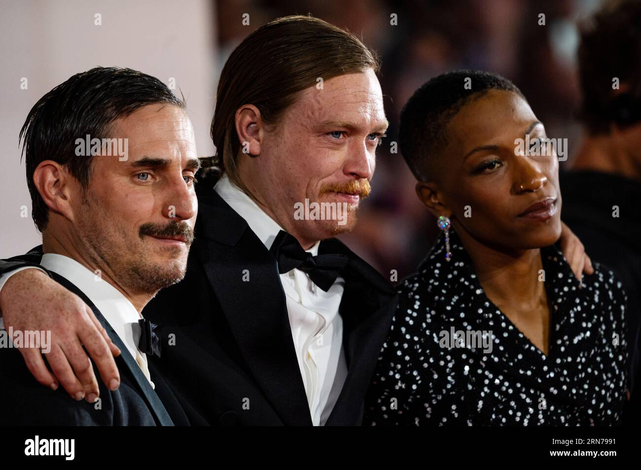 Caleb landry jones and jonica t gibbs hires stock photography and