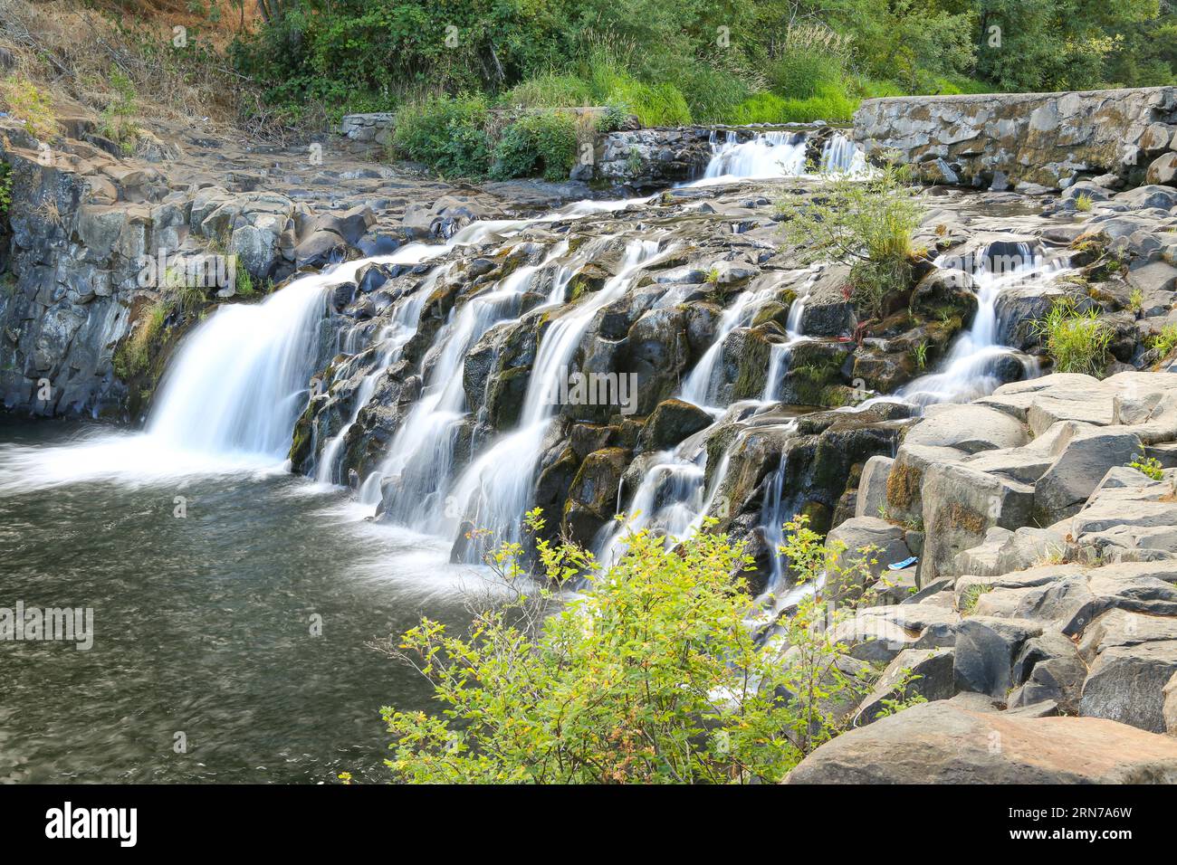 Waterfalls in Scotts Mills Park in Scotts Mills Oregon Stock Photo Alamy