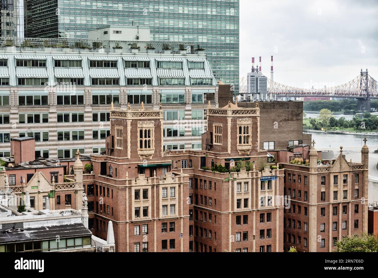 Tutor city is an historic residential enclave in the heart of Manhattan, 2023, New York City, USA Stock Photo