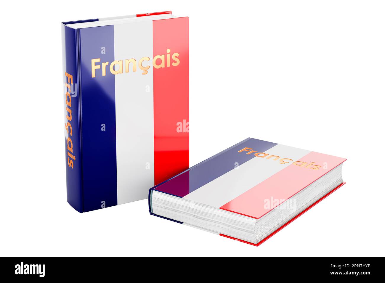 French Language Courses. French Language Textbooks, 3D Rendering ...