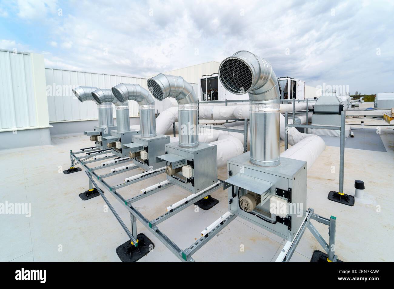The air conditioning and ventilation system Stock Photo Alamy