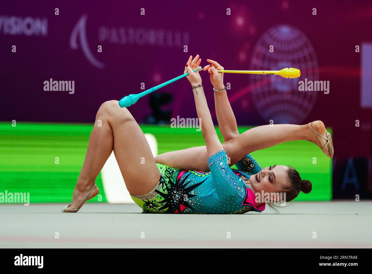Margarita Kolosov (GER) seen in action during 40th FIG Rhythmic