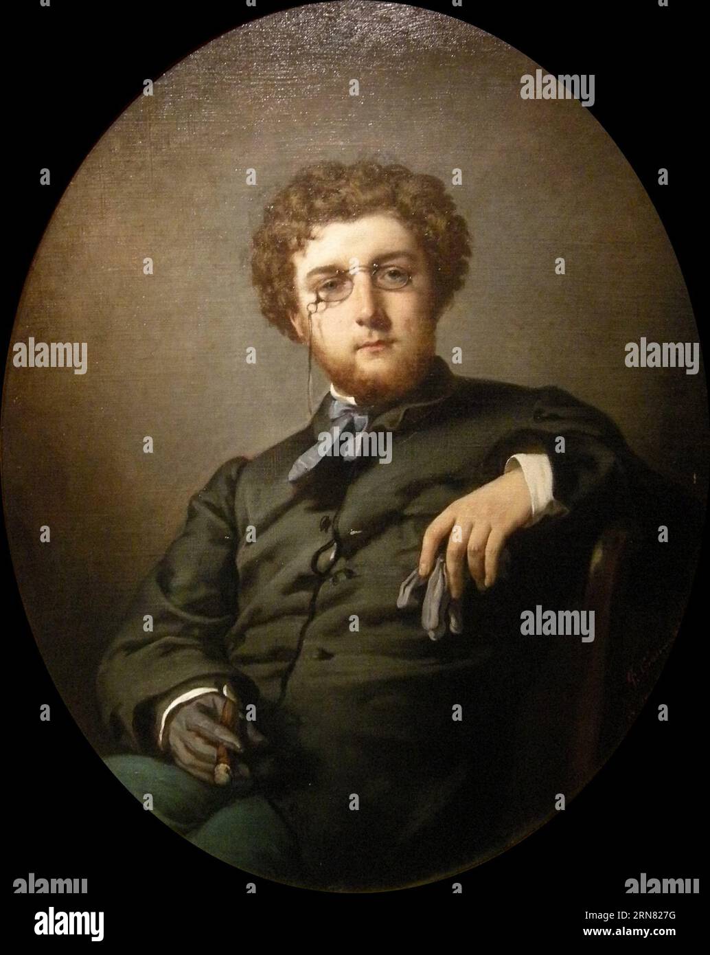 Georges Bizet (1838-1875), compositeur 19th century by Felix Henri Giacomotti Stock Photo