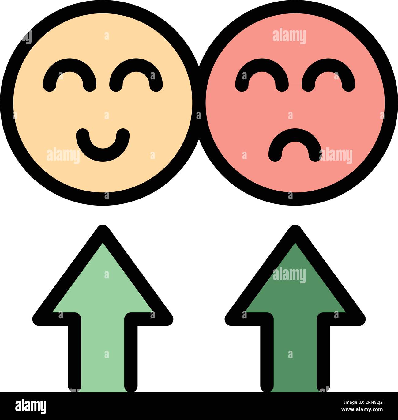 Emoji quiz icon outline vector. Poster show. Competition game color