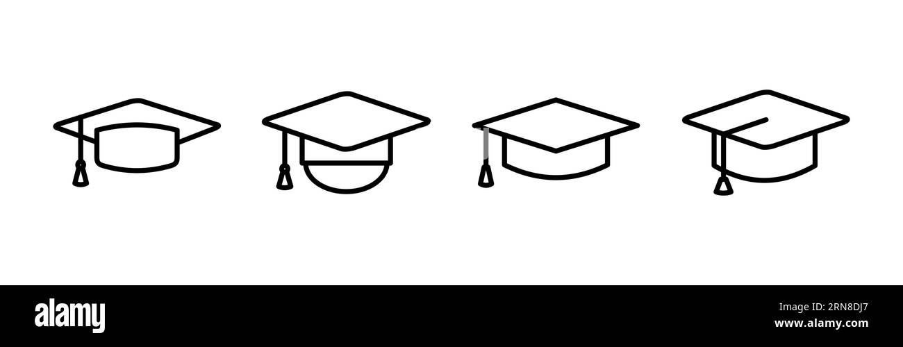 Education icon vector. graduation cap icon vector Stock Vector Image ...