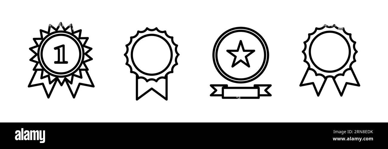 Achieve icon vector. medal icon vector. award. Certificate. approved ...