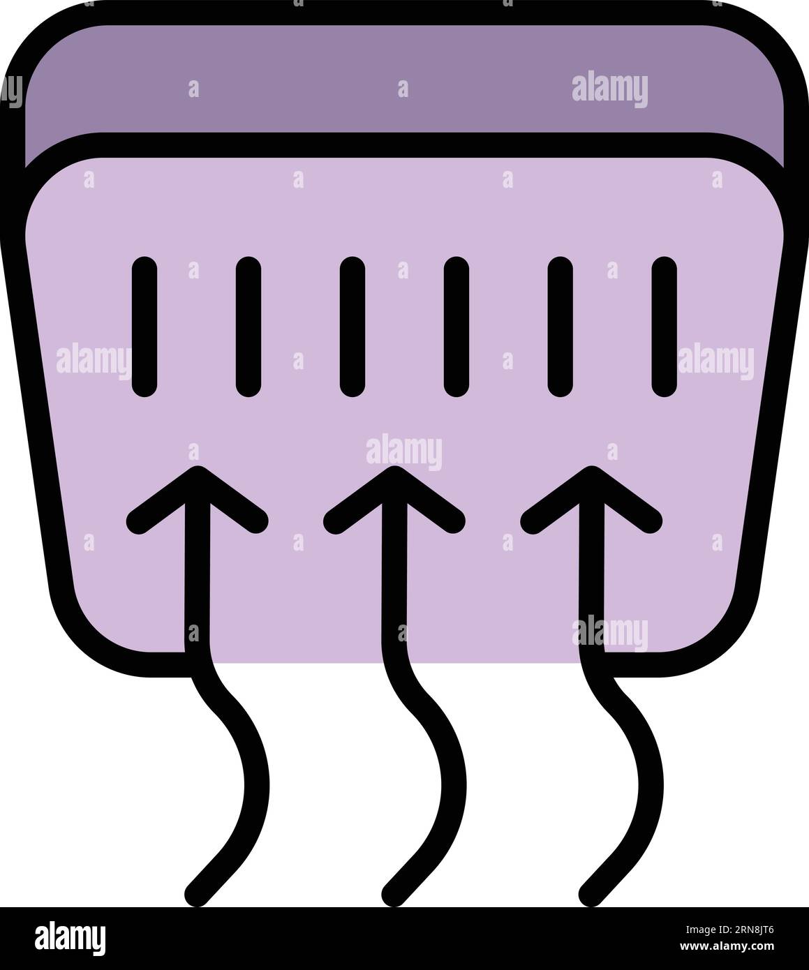 Window coolant icon outline vector. Engine water. Fluid temperature ...