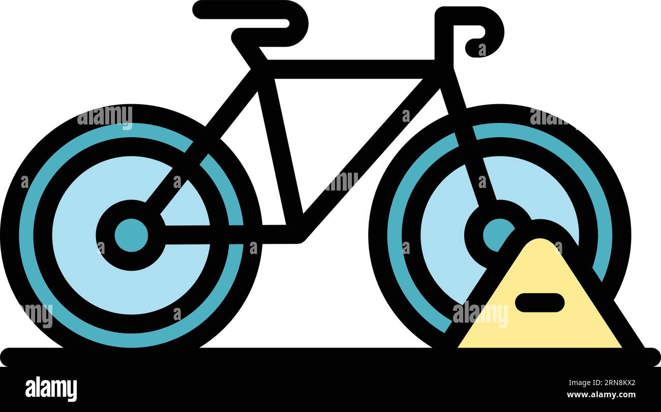 Cycle rack station cyclist Stock Vector Images - Alamy