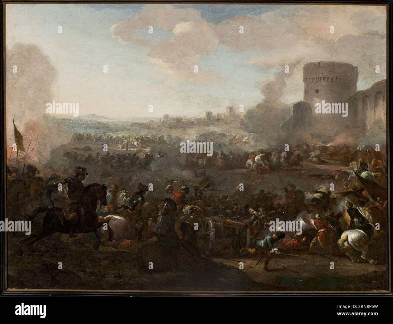 Battle by Jan Pieter van Bredael Stock Photo Alamy
