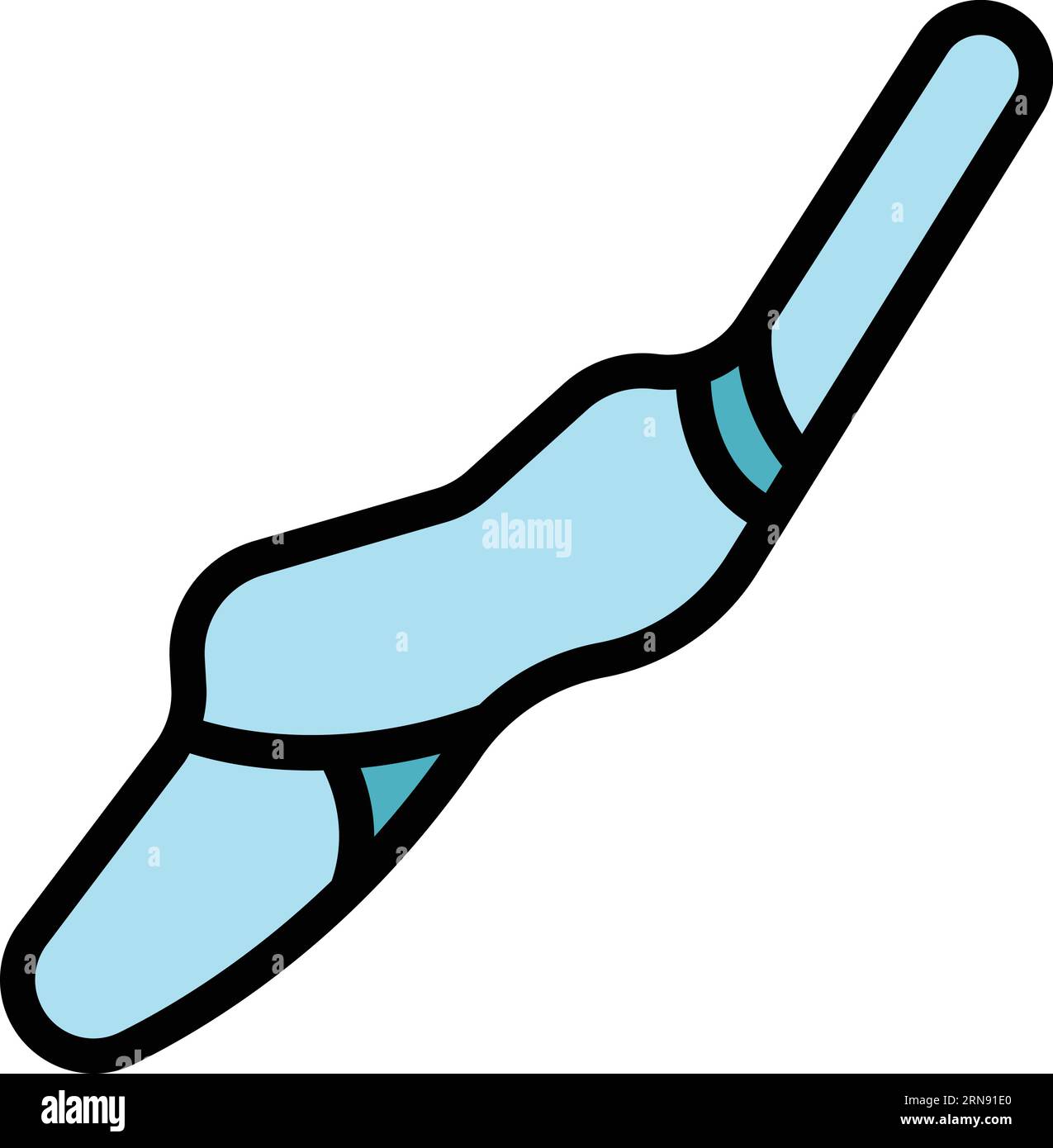 Racetrack icon outline vector. Race track. Start finish color flat ...