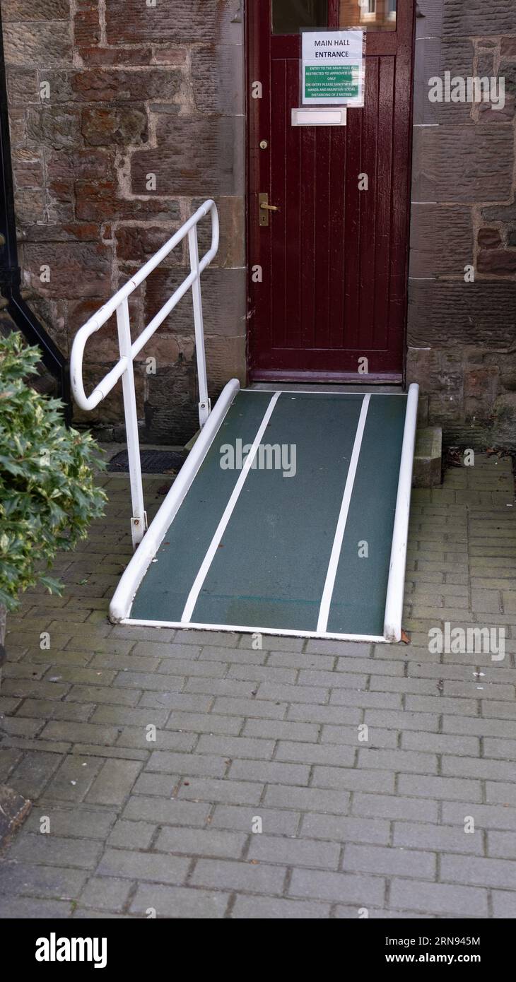 Wheelchair Ramps and Walkways at Churches Stock Photo Alamy