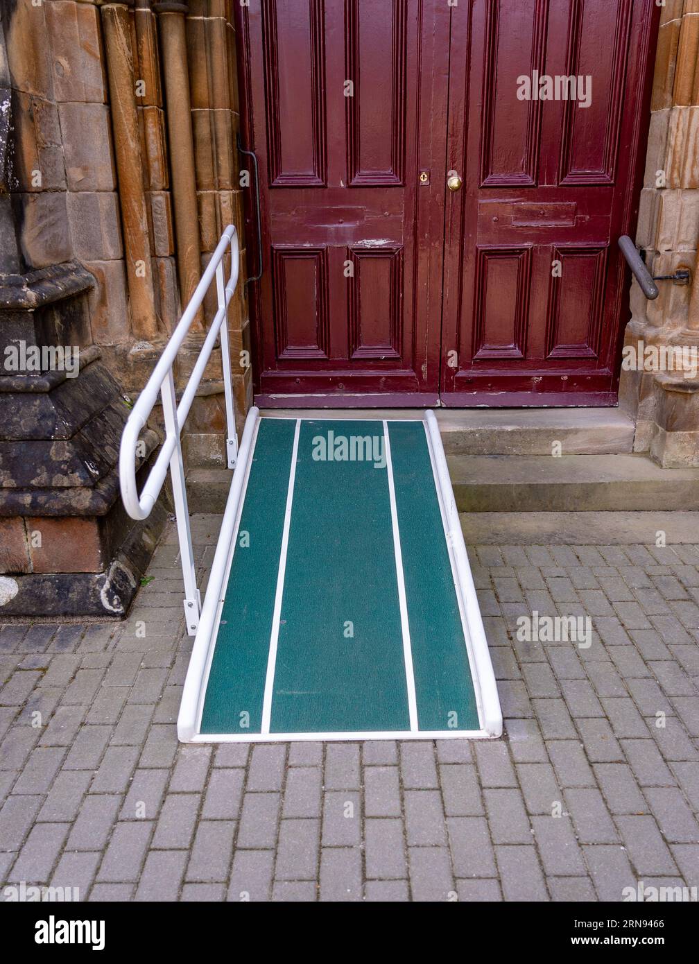 Wheelchair Ramps and Walkways at Churches Stock Photo Alamy