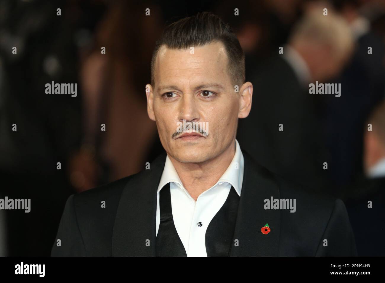 Johnny Depp attends the 'Murder On The Orient Express' World Premiere ...