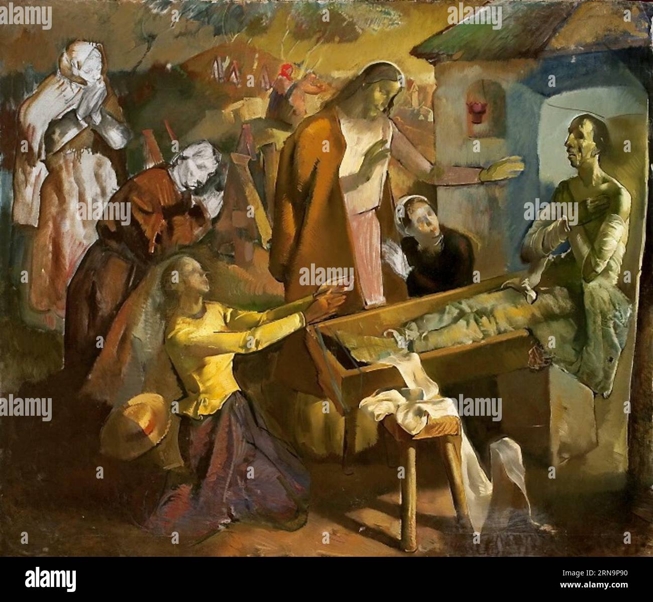 The Raising of Lazarus before 1937 by Jan Wydra Stock Photo - Alamy 