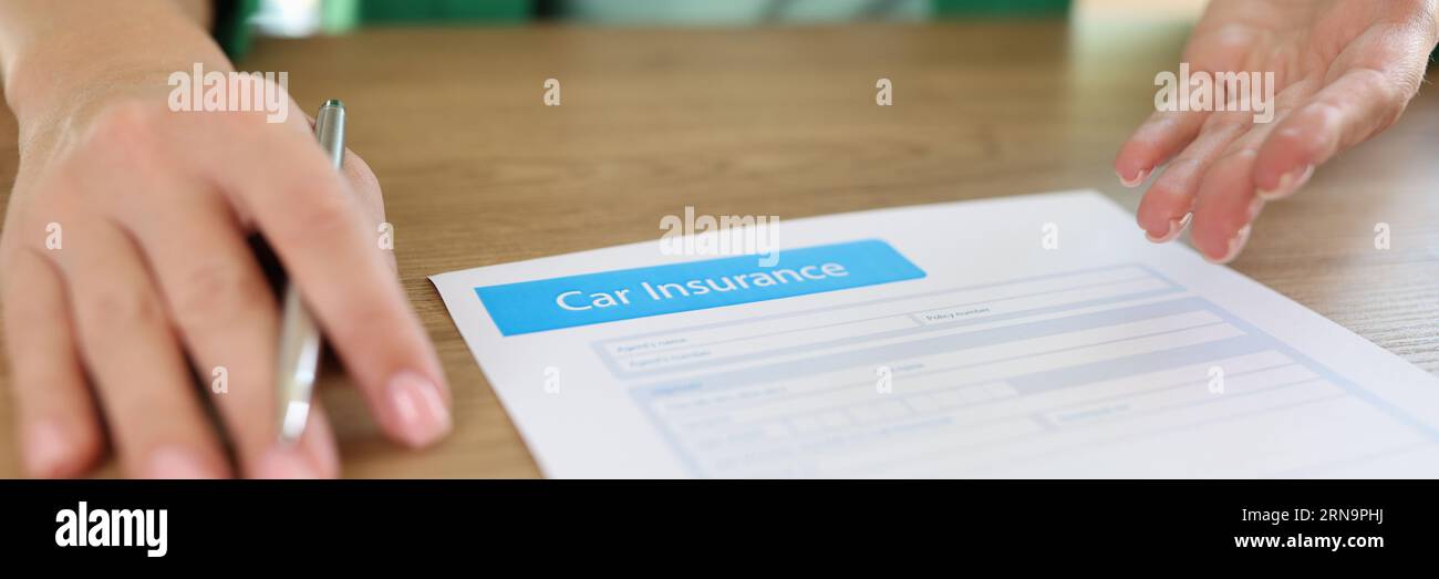 Motor insurance claim form hi-res stock photography and images - Alamy