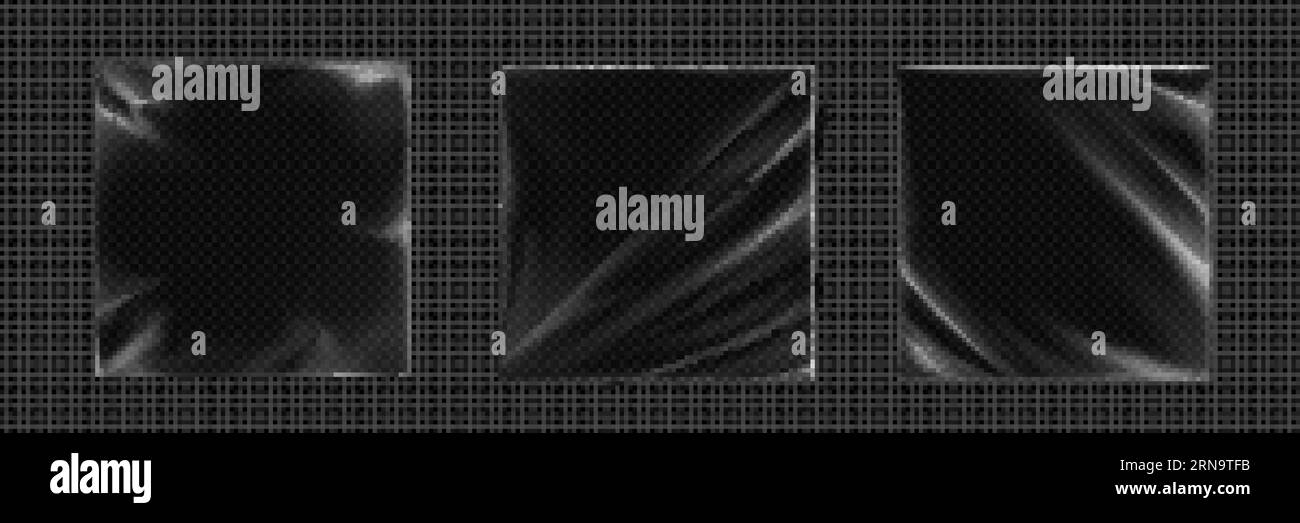 Vinyl plastic album cover frame shrink texture overlay. Cd wrap sleeve