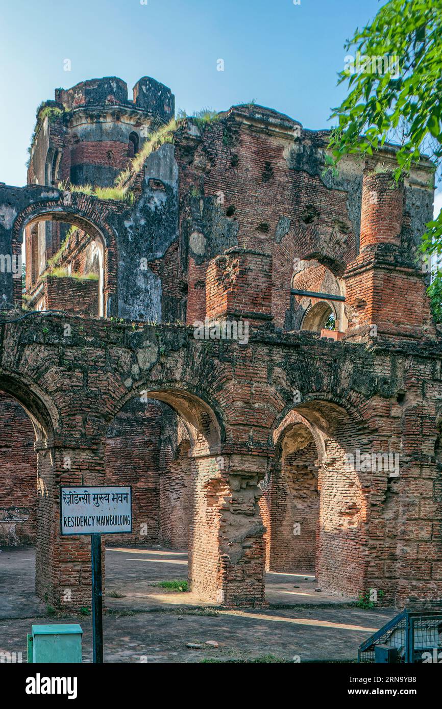 09 27 2005 Vintage Structures of British Residency complex in Lucknow ...