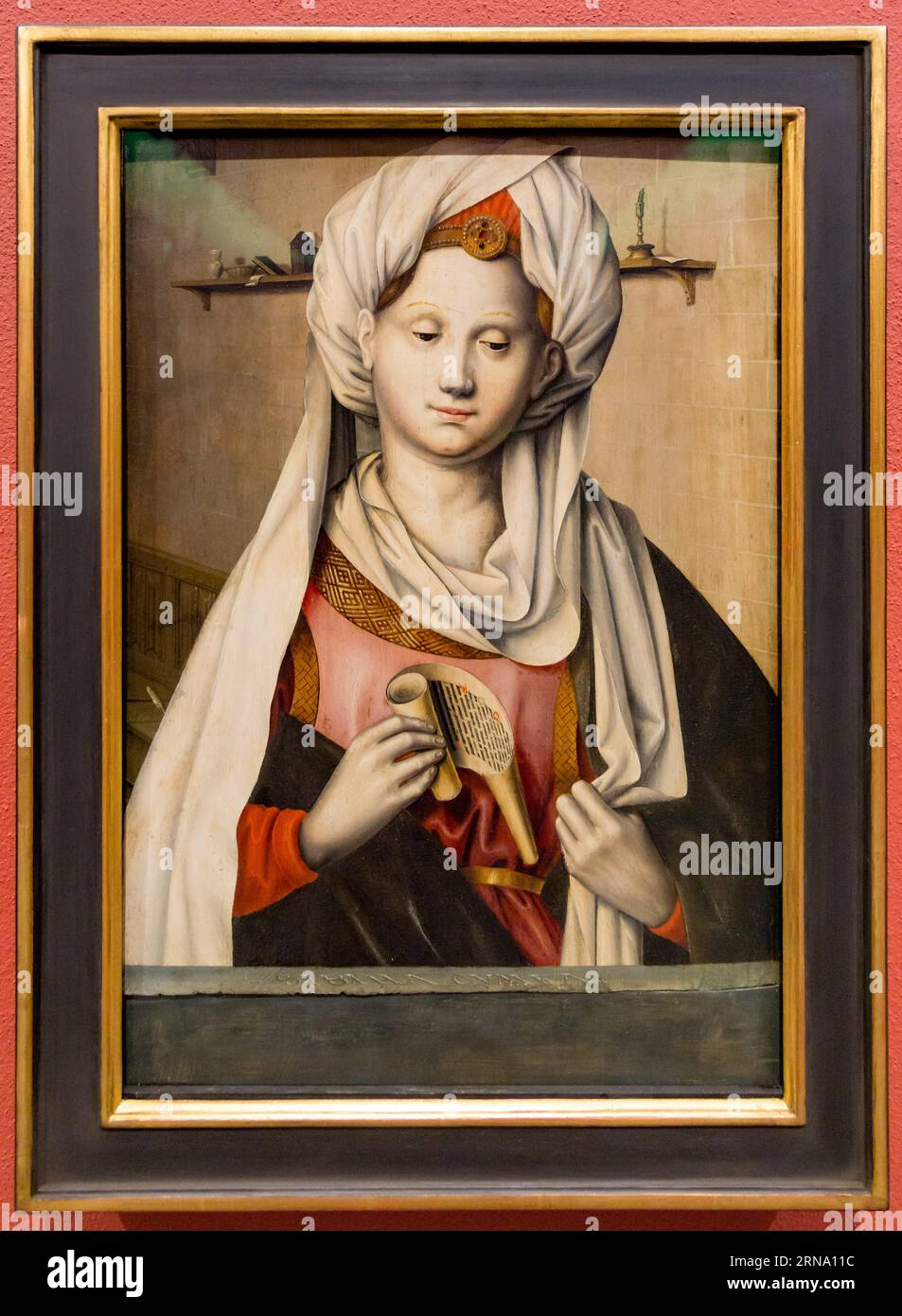 Sibyl of Cumae circa 1538 by Ludger tom Ring the Elder Stock Photo