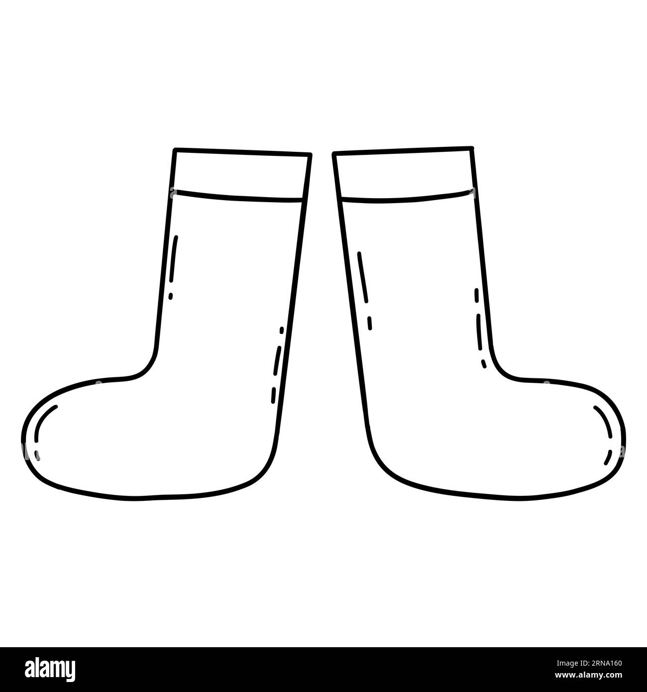 Wool felt boots. Comfortable warm winter shoes, old traditional Russian