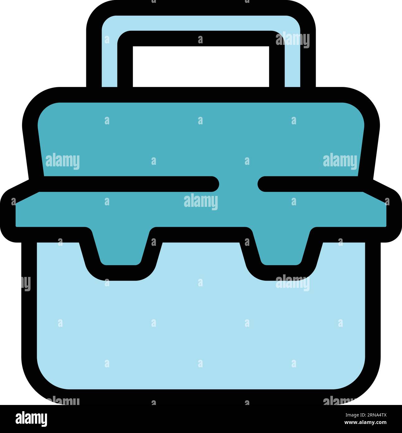 Tool case icon outline vector. Toolbox repair. Carpenter equipment ...