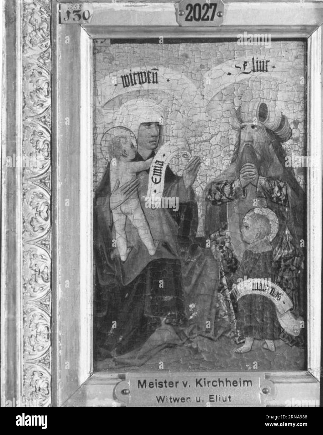 Witwen And Eliut With Emira And Maternus Circa 1500 By Master Of