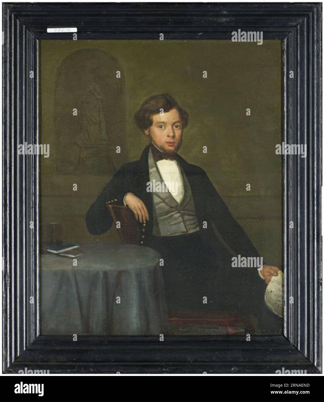 Portret van dr. Alb. Meursinge 1833 by Hendrik Schaaff Stock Photo