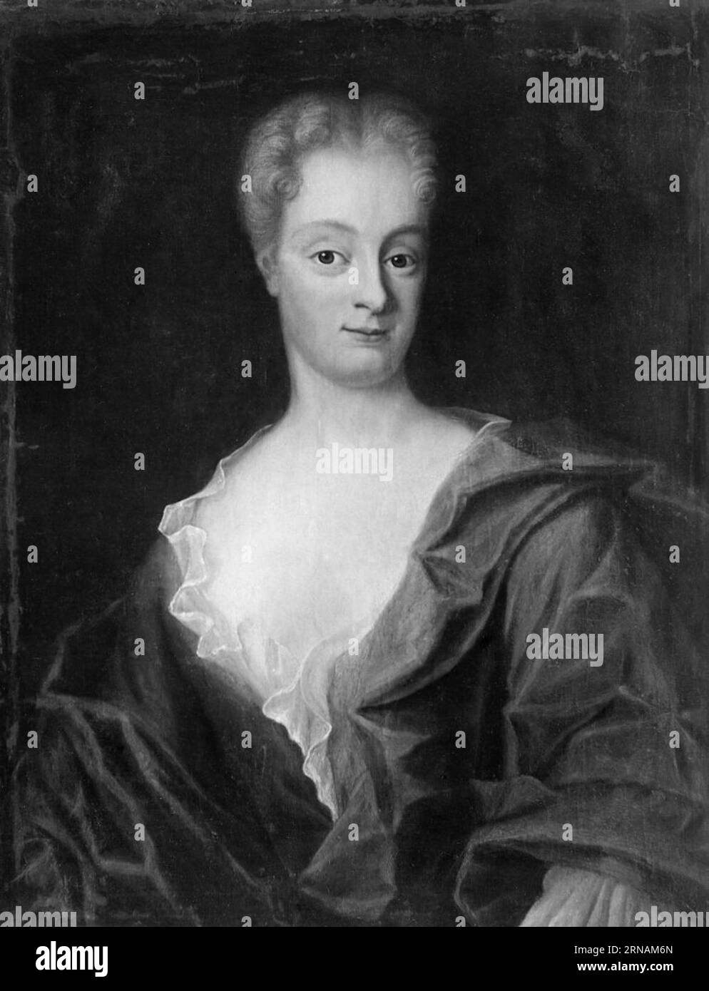 Elisabet Buchholtz (1692-1729), married to 1. silk dyer Arnold Ziese, 2. artist Lukas von Breda t.E. by Lucas von Breda Stock Photo