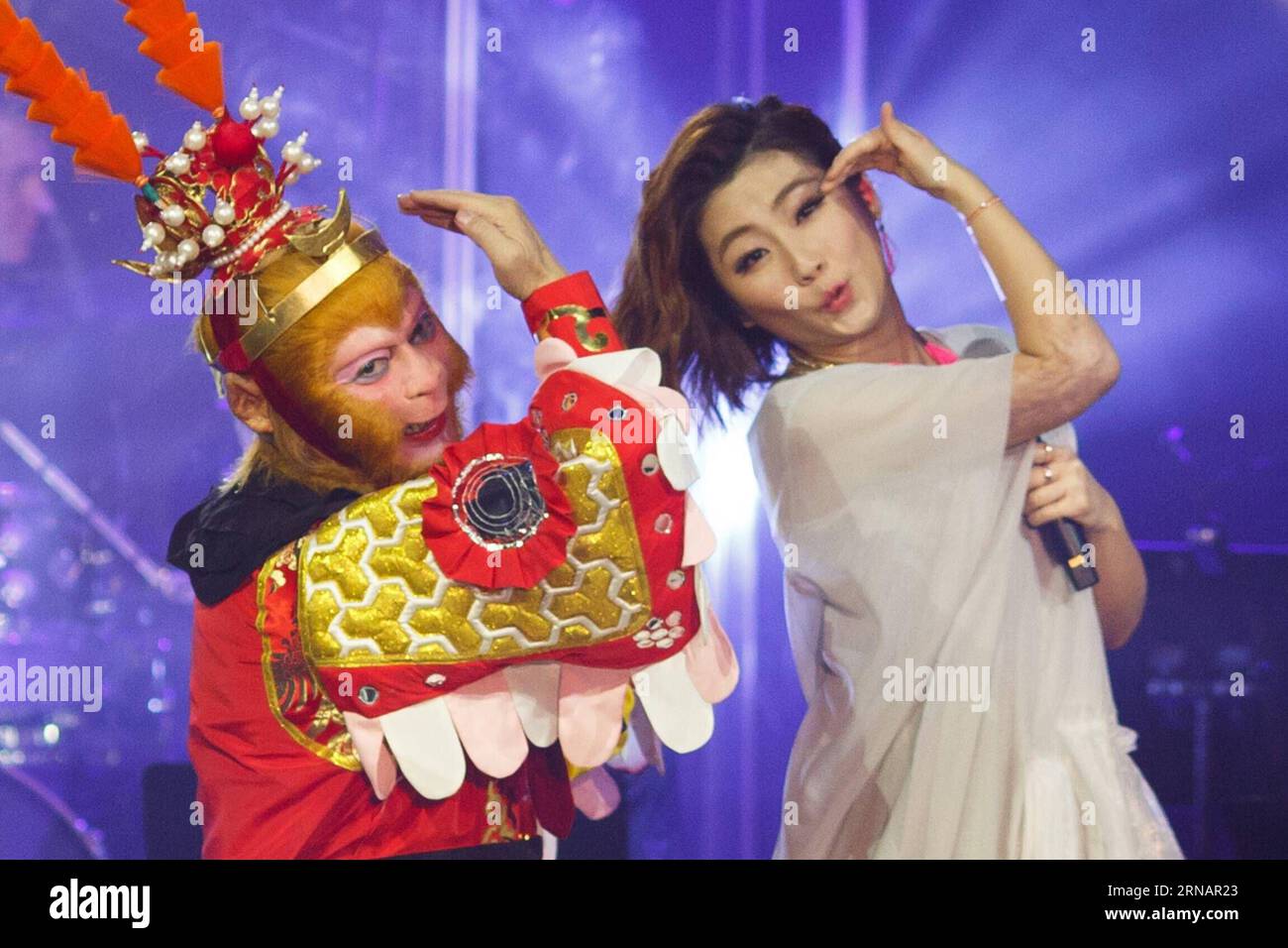 NEW YORK Feb 4 2016 Chinese Actor Liu Xiao Ling Tong L And new-york-feb-4-2016-chinese-actor-liu-xiao-ling-tong-l-and