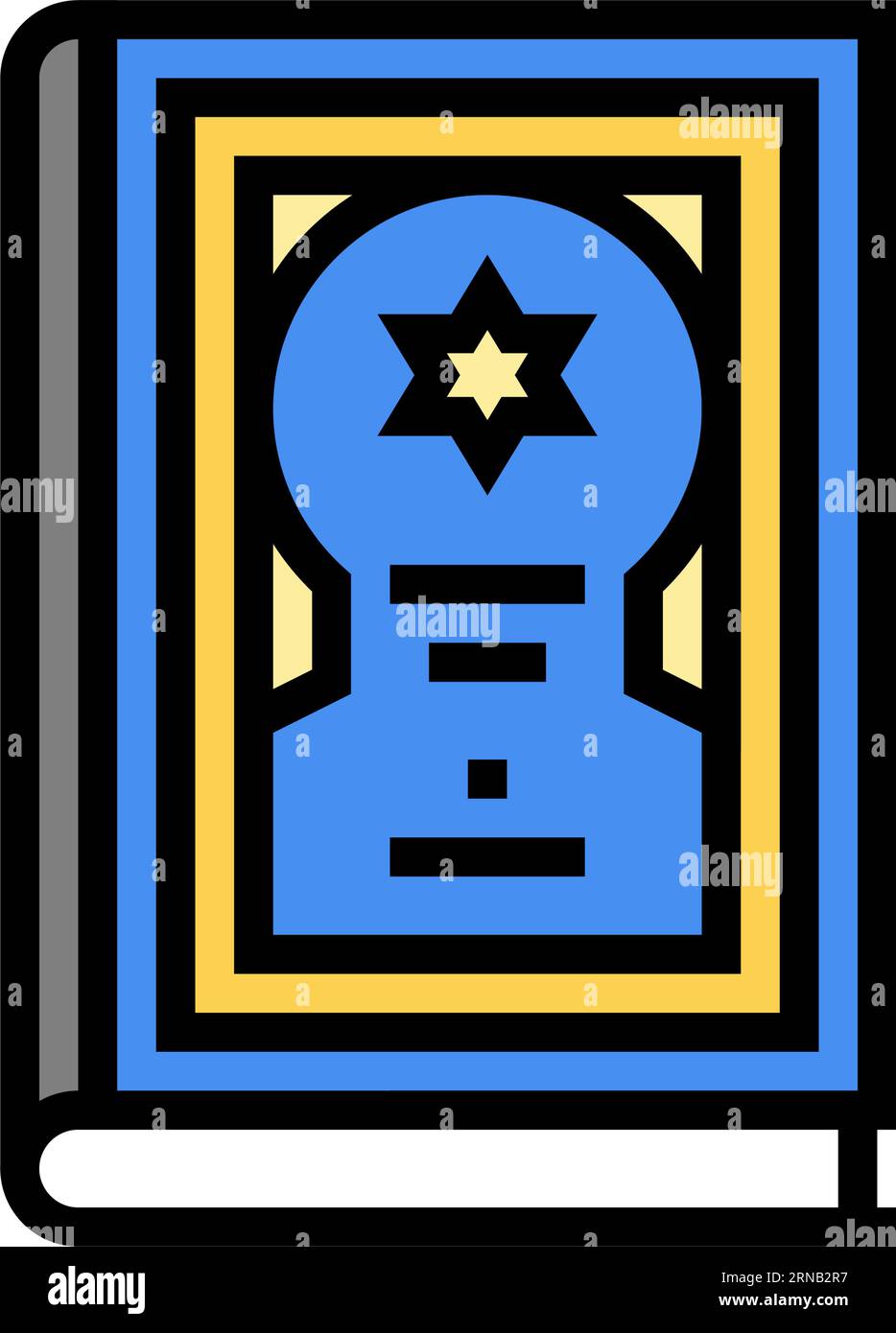 jewish prayer book siddur color icon vector illustration Stock Vector ...