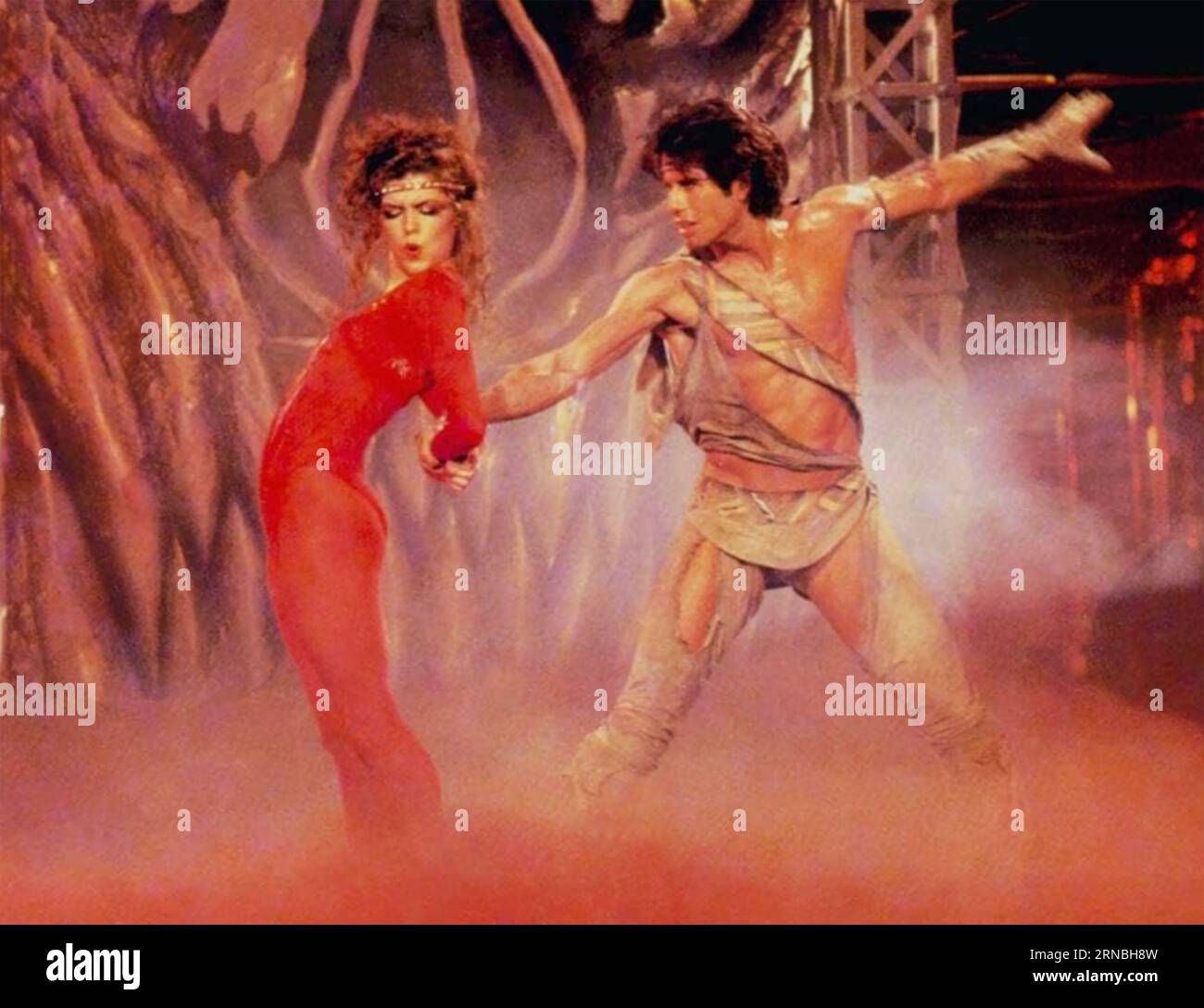 STAYING ALIVE 1983 Paramount Pictures film with John Travolta and Finola Hughes Stock Photo