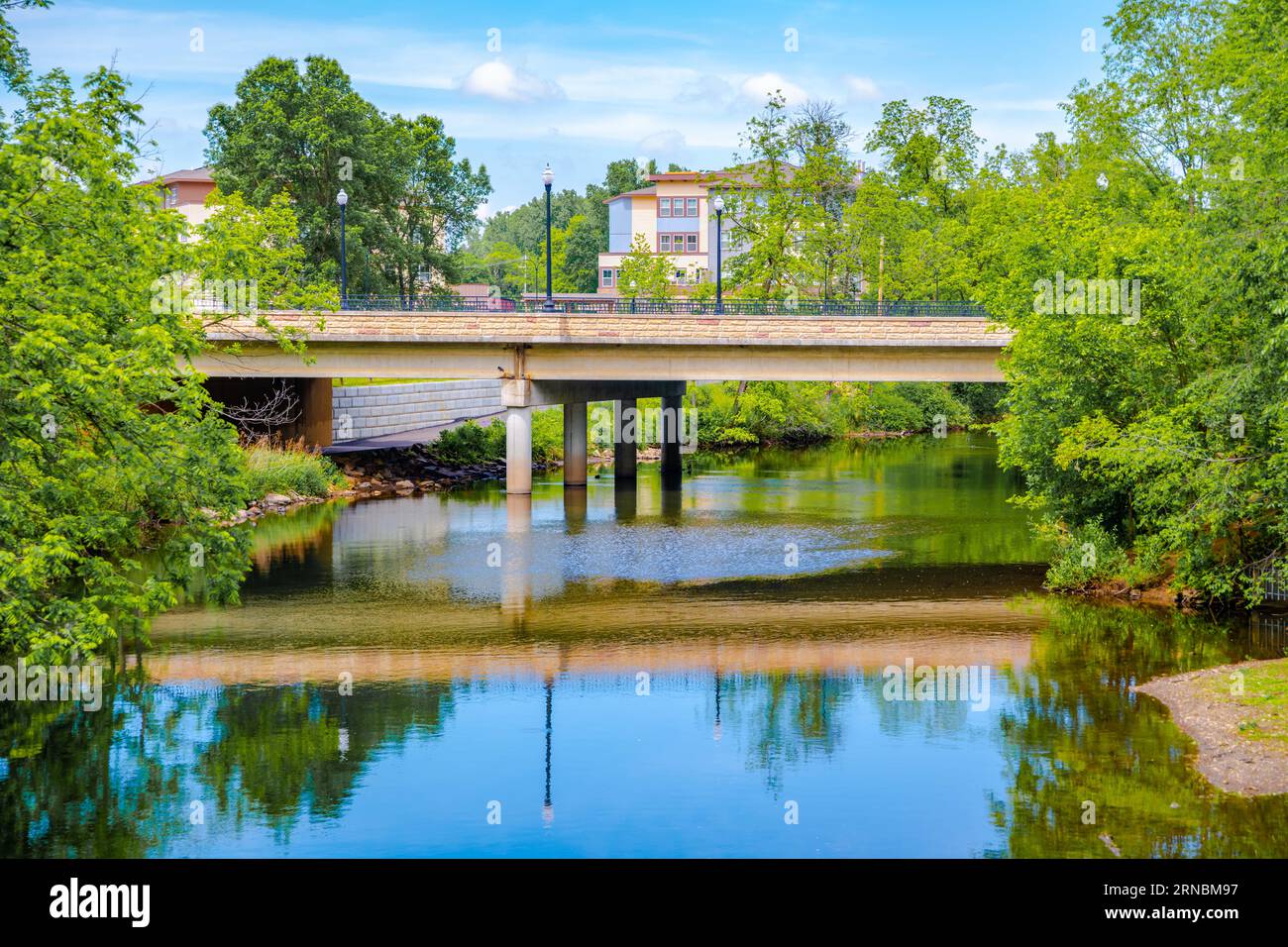 The very beautiful town of River Falls, Wisconsin Stock Photo Alamy