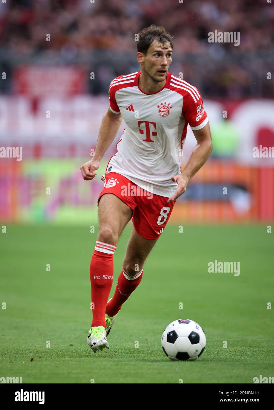 Leon Goretzka of Bayern Muenchen  FC Bayern München - FC Augsburg 27.8.2023  Fussball 1 . Bundesliga Saison 2023/ 2024 © diebilderwelt / Alamy Stock Stock Photo
