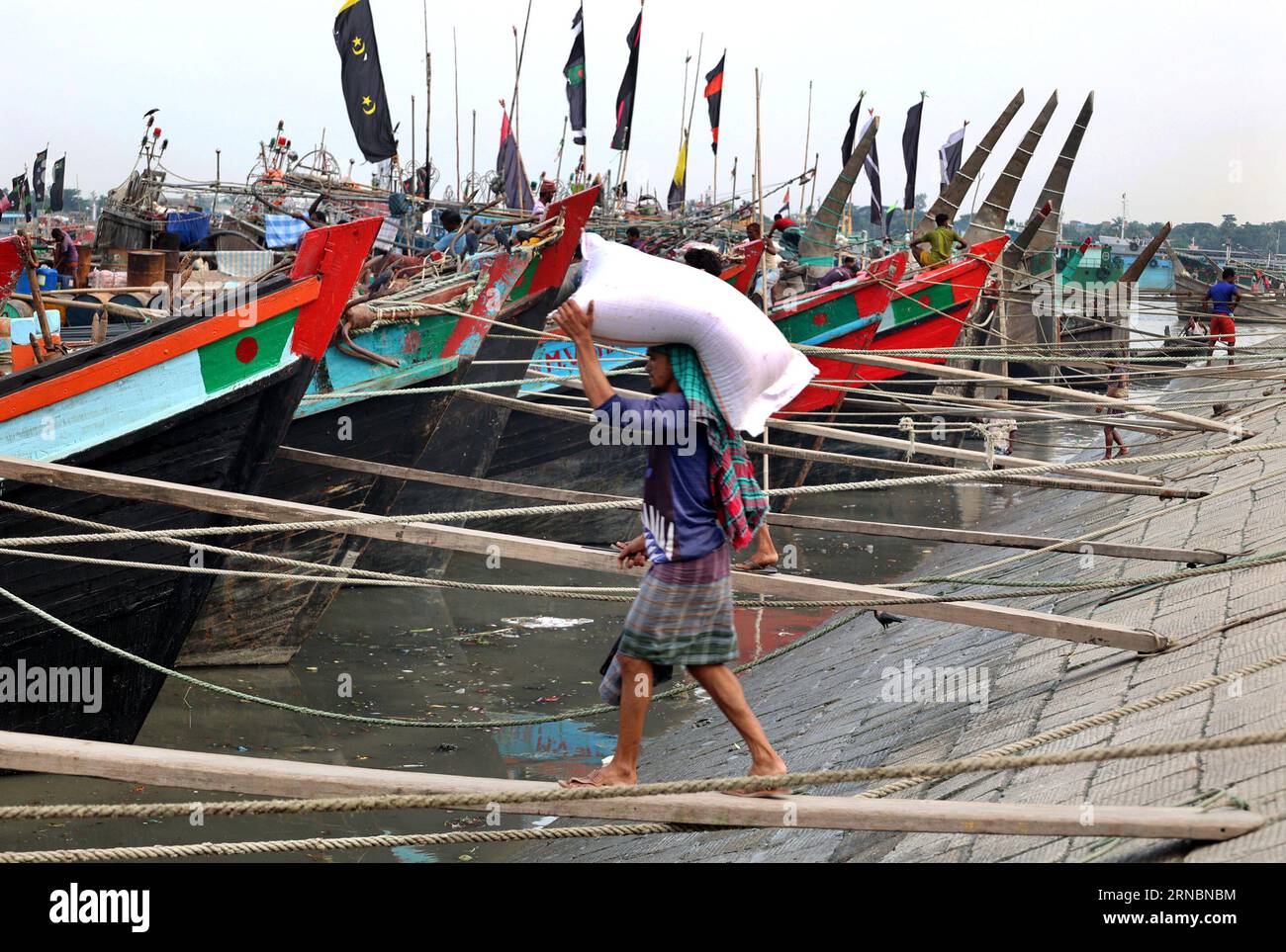 Chittagong, Chaktai, Bangladesh. 30th Aug, 2023. From Chaktai Ghat on