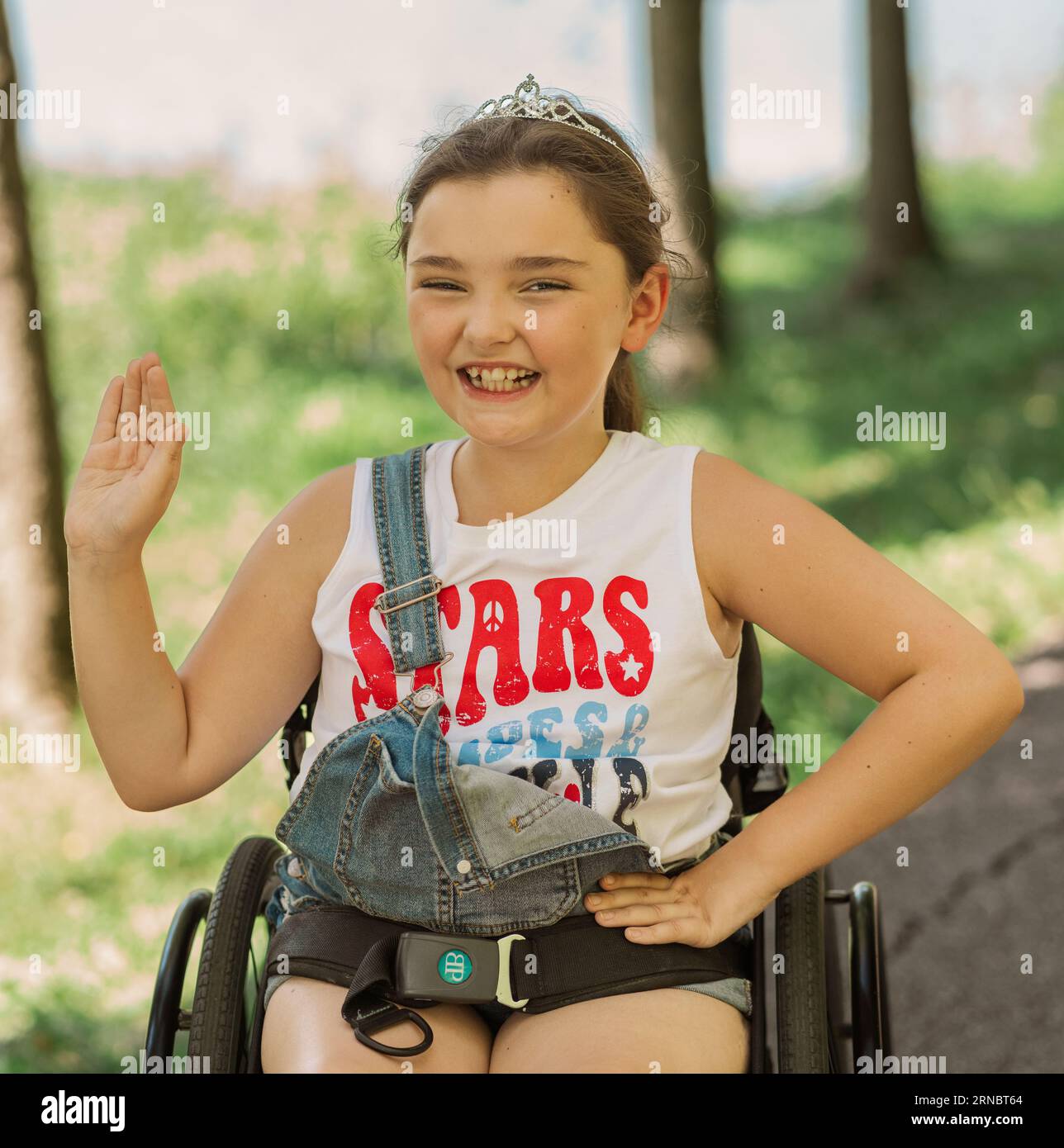 Young teen girl in wheelchair hires stock photography and images Alamy