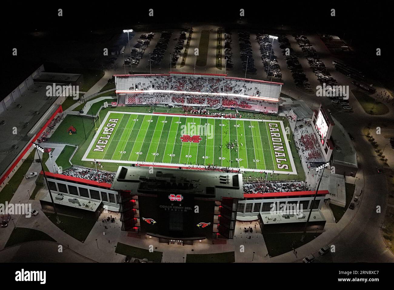 Melissa, TX, USA. 31st Aug, 2023. View of the Melissa Cardinals' Coach