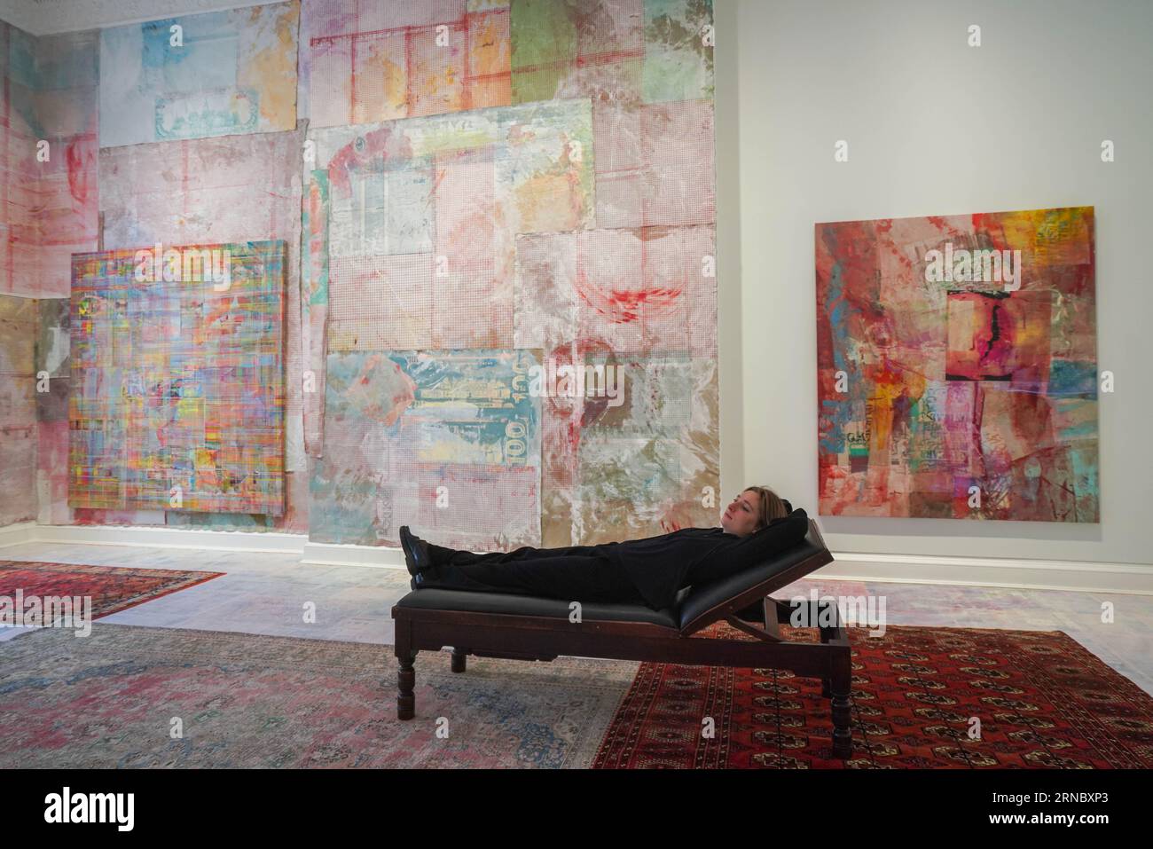 London UK 1 September 2023 Mandy El Sayegh First Solo Exhibition At london-uk-1-september-2023-mandy-el-sayegh-first-solo-exhibition-at